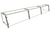 Hatco EP21-10818 108" W x 18" D Stainless Steel Frame Full-Service Pass-Over Single-Sided Flav-R-Shield EP21 Food Shield