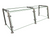 Hatco EP22-04815 48" W x 15" D Stainless Steel Frame Full-Service Pass-Over Single-Sided Flav-R-Shield EP22 Food Shield