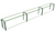 Hatco ED20-13212 132" W x 18" H x 12" D Stainless Steel Single-Sided Full-Service Flav-R-Shield ED20 Food Shield
