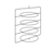 Hatco FSDT5TCR 5 Tier Circle Rack with Pizza Pan Retainers