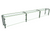 Hatco EP12-10812 108" W x 17.25" H x 11.5" D Stainless Steel Single-Sided Full-Service Flav-R-Shield EP12 Food Shield