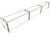 Hatco EP11-12018 120" W x 17.25" H x 18" D Stainless Steel Single-Sided Full-Service Flav-R-Shield EP11 Food Shield