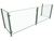 Hatco EP5-RING-72 72" W x 18" D Stainless Steel Frame Full-Service Single-Sided Flav-R-Shield EP5-RING Food Shield