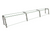 Hatco EP22-12012 120" W x 11.5" D Stainless Steel Frame Full-Service Pass-Over Single-Sided Flav-R-Shield EP22 Food Shield