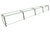 Hatco EP21-14412 144" W x 11.5" D Stainless Steel Frame Full-Service Pass-Over Single-Sided Flav-R-Shield EP21 Food Shield