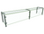 Hatco EP12-08418 84" W x 17.25" H x 18" D Stainless Steel Single-Sided Full-Service Flav-R-Shield EP12 Food Shield