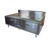 Comstock-Castle 2941SF-NG 41" W Stainless Steel Countertop Natural Gas Flat Bottom Funnelcake-Doughnut Fryer - 100,000 BTU