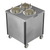 Caddy Corporation CM-SQ-303 3 Self-Leveling Adjustable Dispensing Cylinders 7.38" to 9.5" Dia. Dish Size Staggered Square Cabinet Style Unheated Caddy Magic Dish Dispenser
