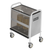Caddy Corporation T-130 25.5" W x 15.75" D x 30" H Enclosed with Hinged Plastic Cover Unheated Dish or Tray Caddy