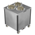 Caddy Corporation CM-SQ-303-H 3 Self-Leveling Adjustable Dispensing Cylinders 7.38" to 9.5" Dia. Dish Size Staggered Square Cabinet Style Heated Caddy Magic Dish Dispenser - 120 Volts