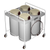 Caddy Corporation CM-T-504-H 4 Self-Leveling Adjustable Dispensing Cylinders 10.25" to 12" Dia. Dish Size Open Style Heated Caddy Magic Dish Dispenser - 120 Volts