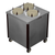Caddy Corporation CM-SQ-403 3 Self-Leveling Adjustable Dispensing Cylinders 9.63" to 10.13" Dia. Dish Size Staggered Square Cabinet Style Unheated Caddy Magic Dish Dispenser