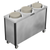 Caddy Corporation CM-S-503 3 Self-Leveling Adjustable Dispensing Cylinders 10.25" to 12" Dia. Dish Size Cabinet Style Unheated Caddy Magic Dish Dispenser
