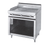 Jade JTRH-36G-NG 36" W Natural Gas Titan Heavy Duty Range - 105,000 BTU