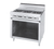 Jade JTRH-3ST-LP 36" W 3 Burners Liquid Propane Titan Heavy Duty Range - 135,000 BTU