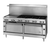 Jade JBR-36G-36-LP 36" W Liquid Propane Stainless Steel Bistro Restaurant Range - 102,000 BTU