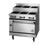 Jade JBRE-3-3-36-LP 36" W Liquid Propane Stainless Steel 3 Burners Bistro Restaurant Range - 150,000 BTU