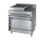 Jade JTRH-18B-1HT-36C-NG 36" Natural Gas Convection Oven Titan Heavy Duty Range with Hot Top and Charbroiler - 115,000 BTU