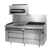 Jade JMRH-60GT-NG 60" W Natural Gas Modular with Griddle Titan Heavy Duty Range - 150,000 BTU