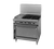 Jade JTRH-24IP-1ST-NG 36" W Natural Gas Titan Heavy Duty Range - 62,500 BTU