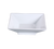 Yanco LK-404 4 Oz. Bone White China Square Lion King Dish