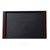 Yanco FT-18 17" W x " H x 12" D Black Melamine Rectangular Serving Tray