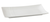 Yanco SH-215 15.5" W Bone White Porcelain Rectangular Shanghai Plate