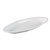 Yanco CAT-5019 19" L x 8" W White Melamine Oval Deep Catering Platter