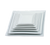 Yanco ML-110 10" W Super White Porcelain Square Main Land Plate