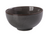 Yanco PK-705 15 Oz. Grey Porcelain Round Peocock Nappie Bowl