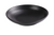 Yanco NB-608 20 Oz. Bone White Porcelain Round Noble Black Salad Bowl