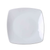 Yanco ML-2110 10.5" W Super White Porcelain Square Main Land Plate