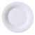 Yanco SI-112 12" Dia. White Porcelain Round Siena Plate