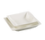 Yanco SW-308 15 Oz. Bone White Porcelain Square Sea Wave Soup Plate