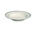 Yanco GB-125 30 Oz. American White Ceramic Round Green Band Pasta Bowl