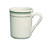 Yanco GB-17 8 Oz. White Round Ceramic Green Band Mug