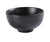 Yanco NB-804 9 Oz. Black Porcelain Round Noble Black Soup Bowl