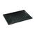 Yanco BP-2012 12" W Melamine Rectangular Asian Style Black Pearl Plate