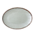 Yanco YO-2015 15" L X 11.13" W Matte Green Melamine Oval Yoto Plate
