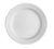 Yanco PA-109 9" Dia. Super White Porcelain Round Paris Plate