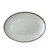 Yanco YO-2013 13" L X 9.5" W Matte Green Melamine Oval Yoto Plate