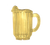 Yanco PC-060A 60 Oz. Amber Plastic Pitcher