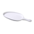 Yanco MO-808 14.5" L x 6.5" W x 1" H White Matte Finish Melamine Organic Shape Moderne Pan Plate with Handle