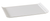 Yanco OK-1313 13" W White Melamine Rectangular Osaka Display Plate