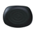Yanco BP-1114 14.25" W Melamine Square Asian Style Black Pearl Plate
