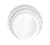 Yanco CAT-1016W 16" Dia. White Melamine Round Catering Plate