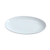 Yanco PS-8-CP 8" L x 5.5" W White Porcelain Oval Coupe Rim Piscataway Platter