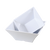 Yanco RM-4107 2 Qt. 7.5" W White Melamine Square Rome Bowl