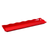 Yanco DC-6019R 19" W x 1" H x 5.25" D Red Melamine Rectangular Serving Tray