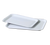 Yanco CAT-9026 15" L x 10.5" W White Melamine Rectangular Catering Cake Plate